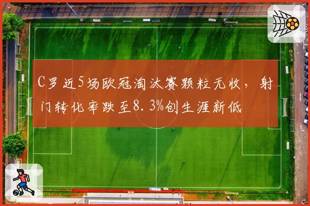 C罗近5场欧冠淘汰赛颗粒无收，射门转化率跌至8.3%创生涯新低